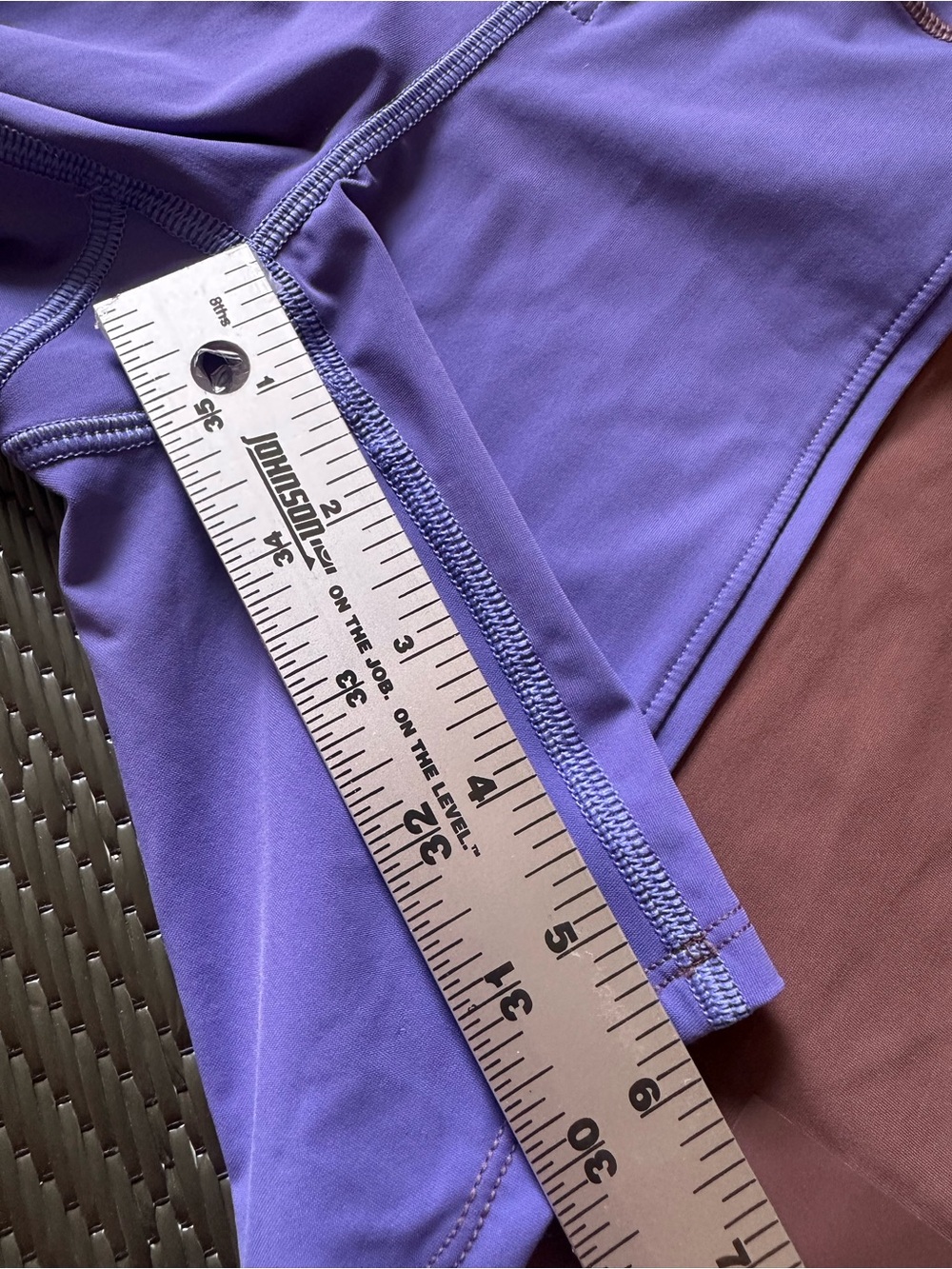 Lululemon Hike to Swim Short 6" Charged Indigo/Dark Oxide Size 6 Front Zipper - Picture 6 of 7